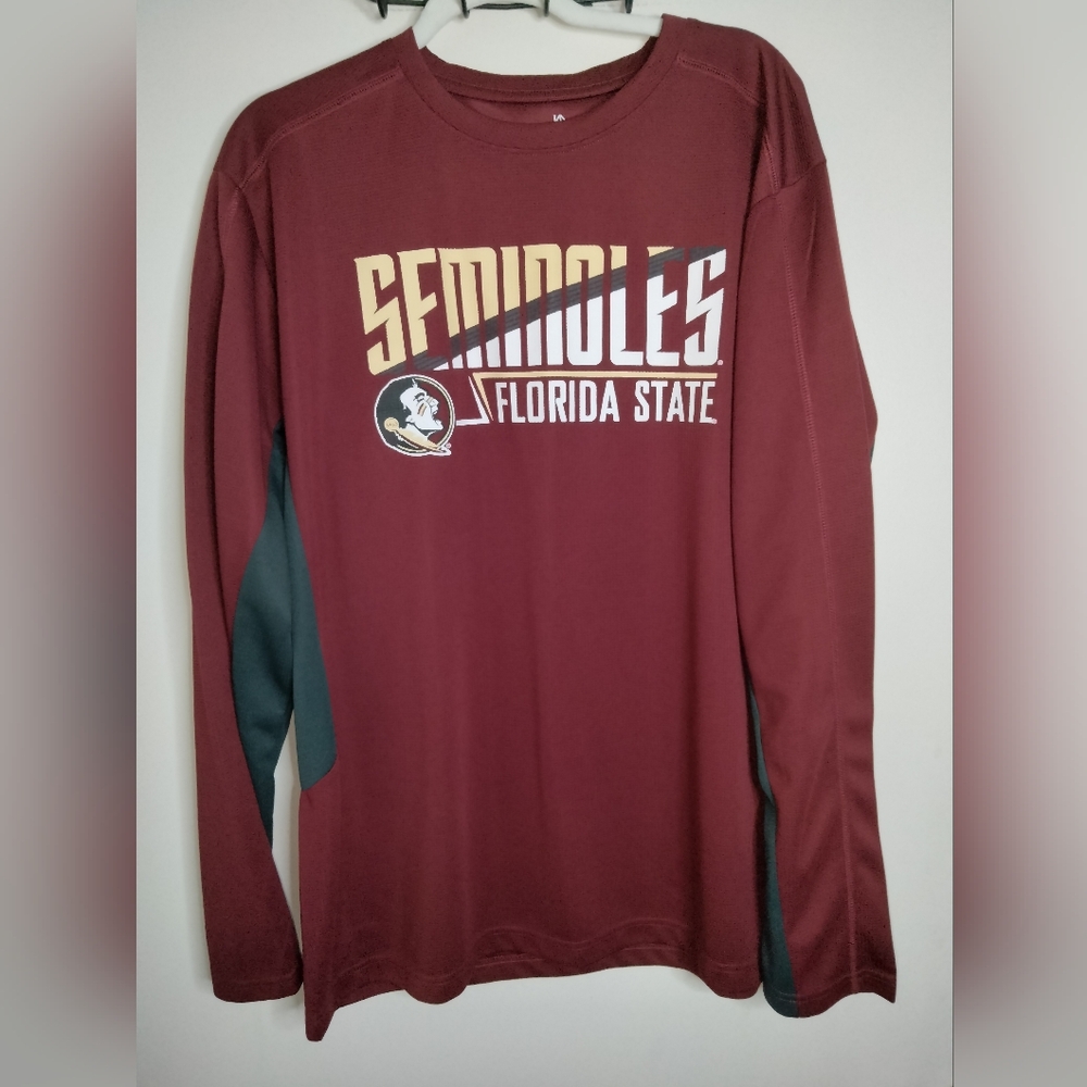 Knights Apparel (Size XL) Men's Florida State Seminoles Maroon Long Sleeve Shirt